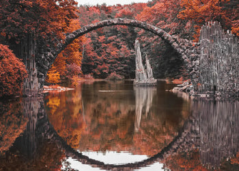 Canvastavla - Autumn’s Gateway