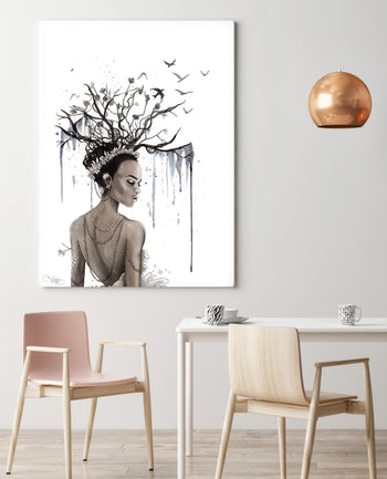 Ljuddämpande tavla - Katarina Vintrafors - Lady Pearl