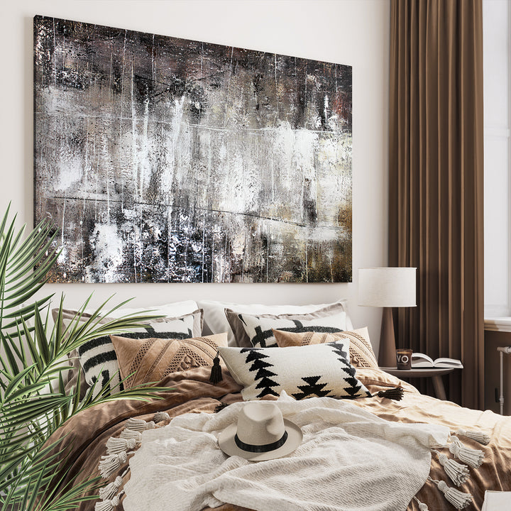 Abstrakt Oljemålning - Hickory (50x70)
