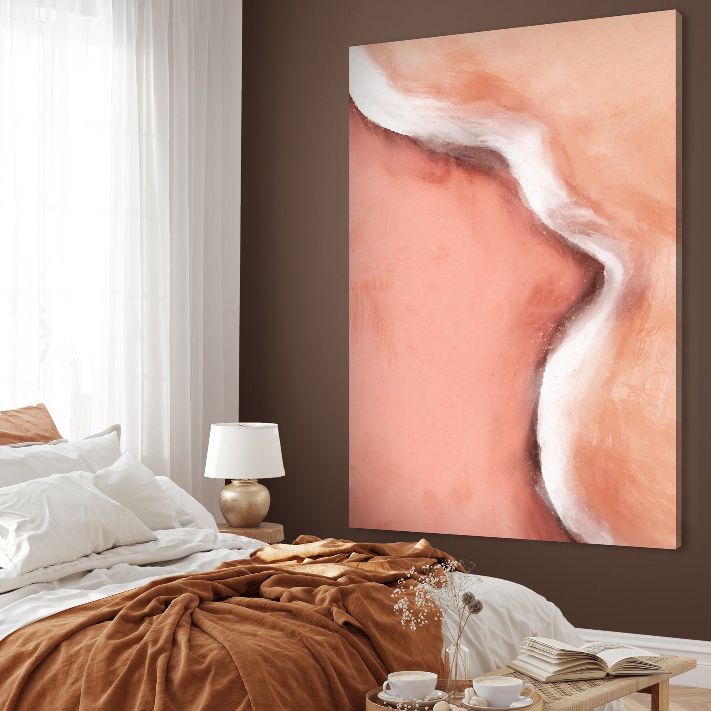 Canvastavla - Abstract Divide (50x70)
