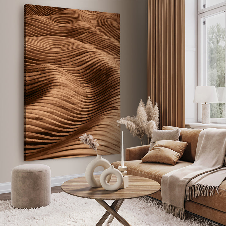 Canvastavla - Wooden Shapes (100x150)
