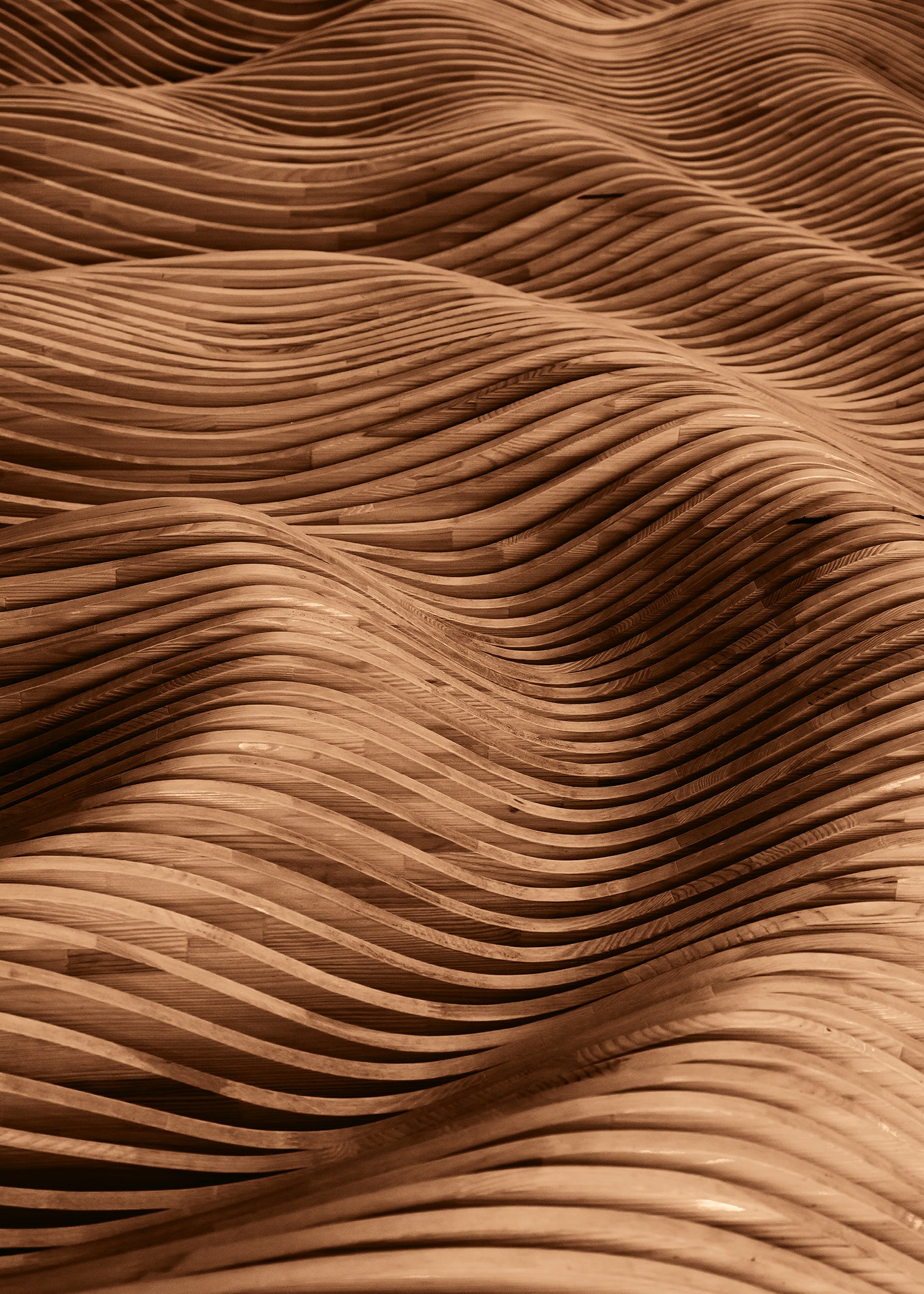 Canvastavla - Wooden Shapes (70X100)