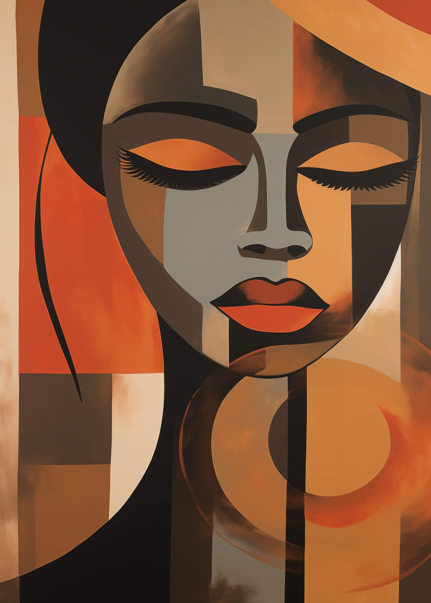 Canvastavla - Harmonic Portrait (45x60)