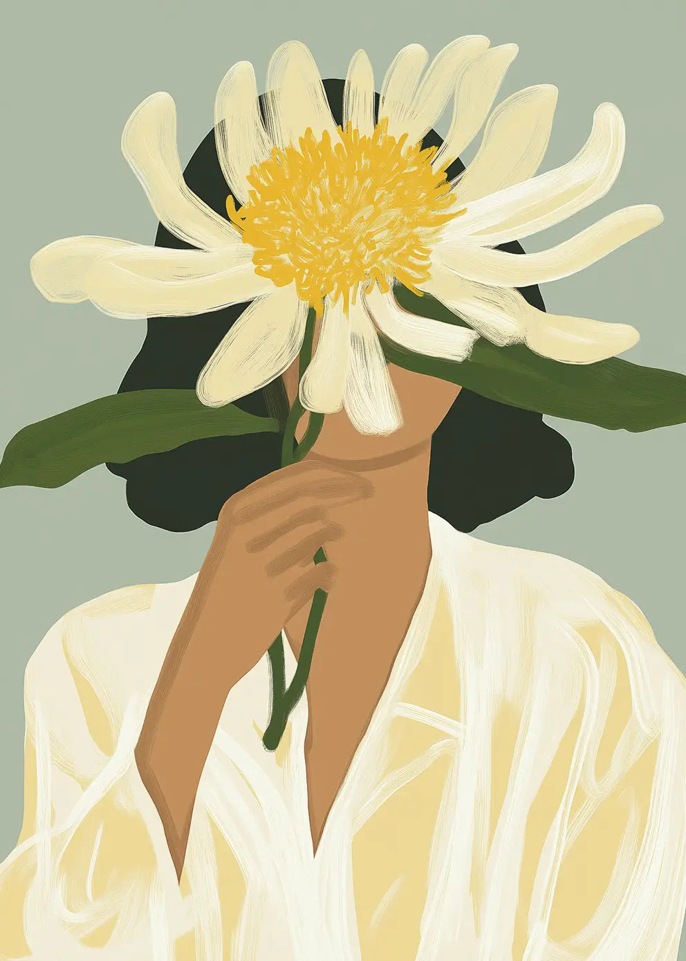 Ljuddämpande tavla - Floral Mind
