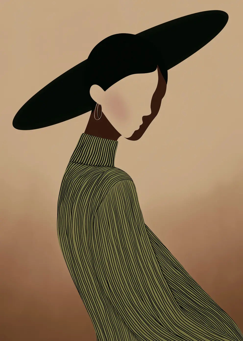 Ljuddämpande tavla - Desert Muse