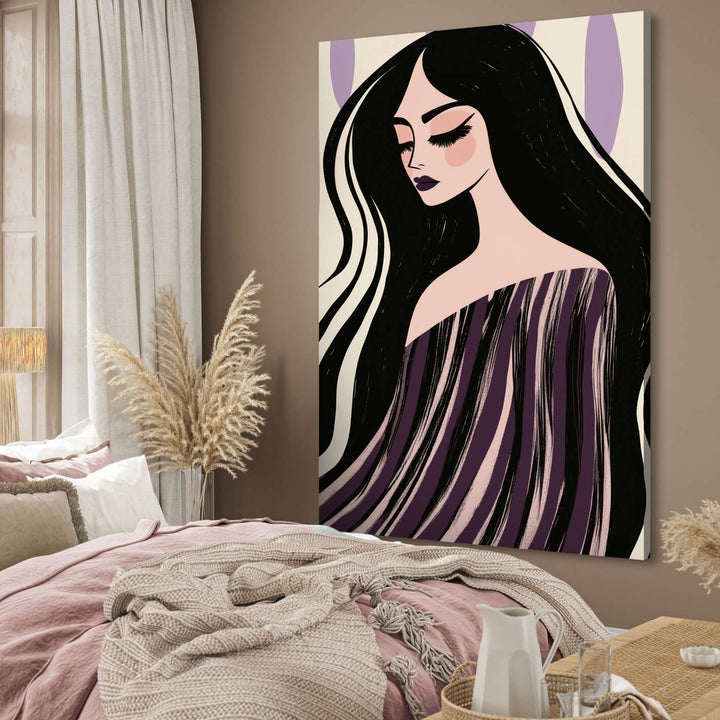 Canvastavla - Violet Reverie (50x70)