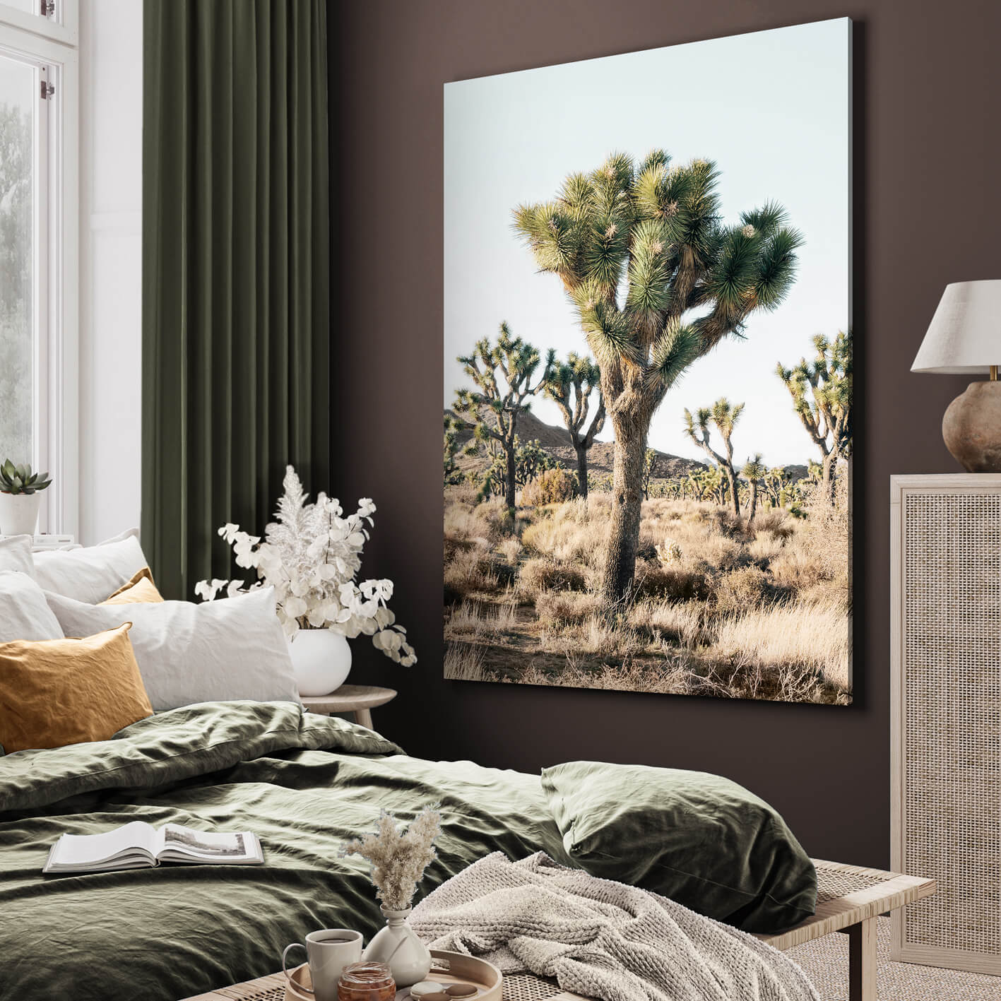 Canvastavla - Joshua trees in the desert