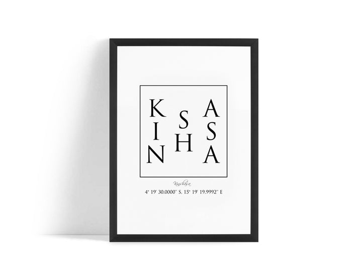 Poster - Kinshasa Coordinates