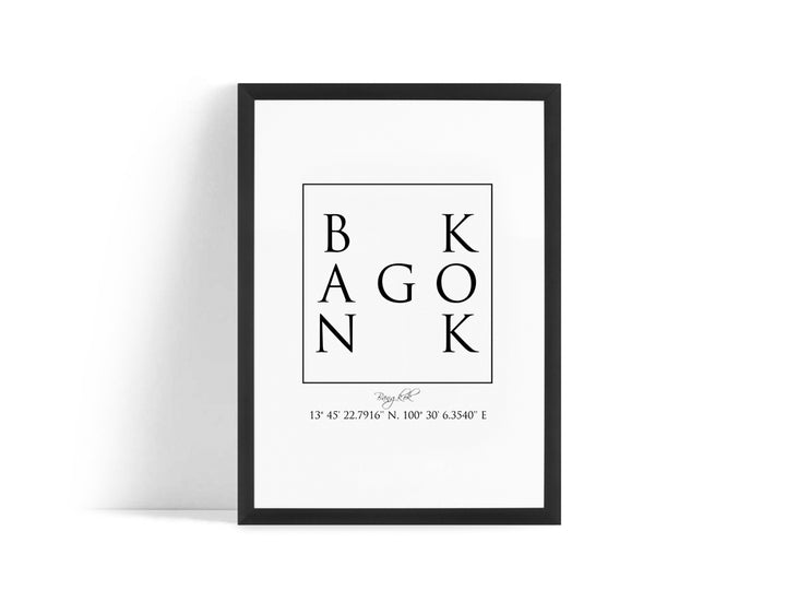Poster - Bangkok Coordinates