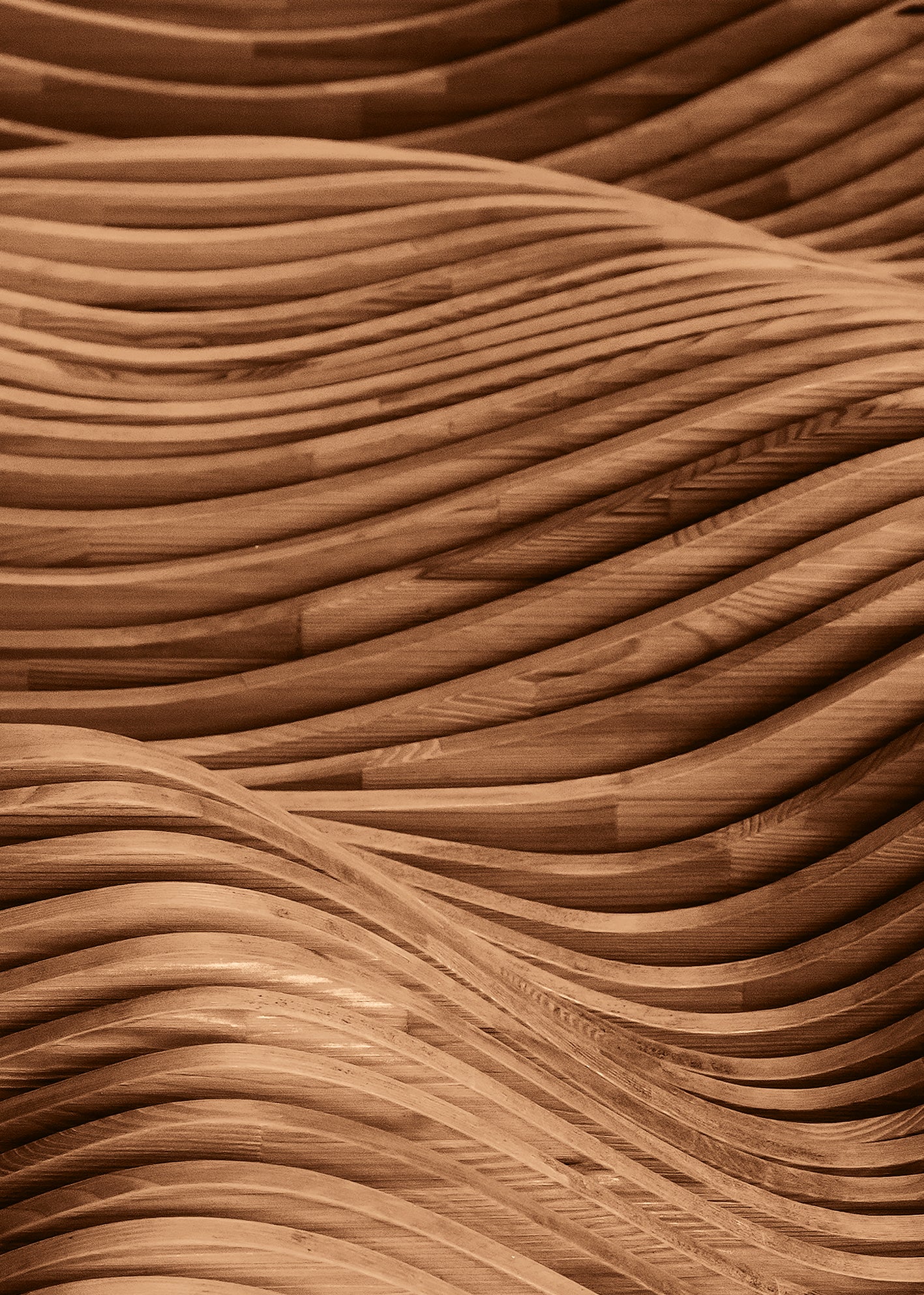 Ljuddämpande tavla - Wooden Shapes