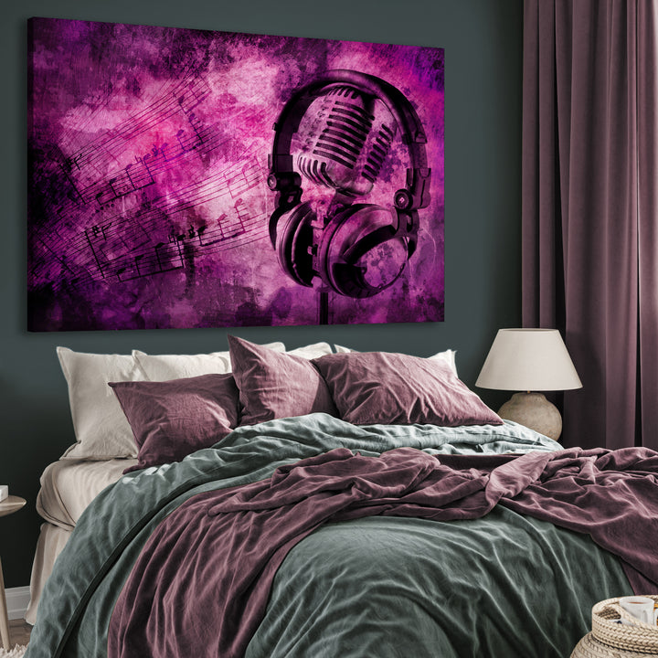 Ljuddämpande tavla - Purple Sounds