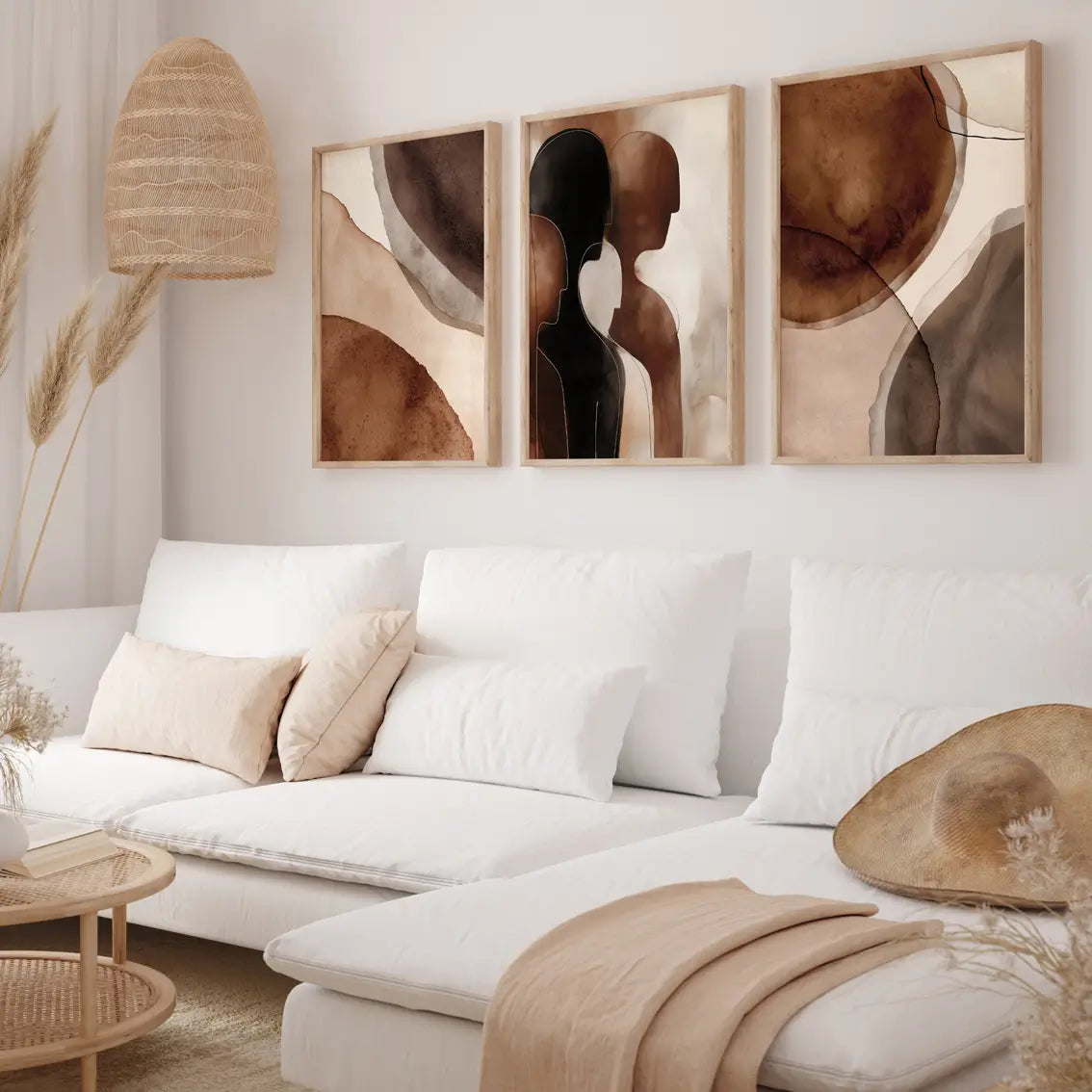 Poster - Brown Shapes