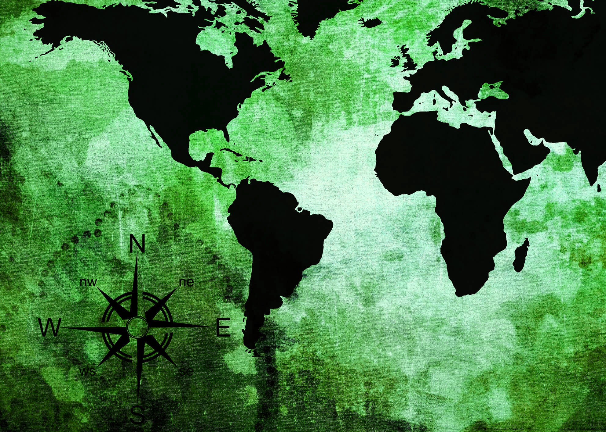 Ljuddämpande tavla - The world map